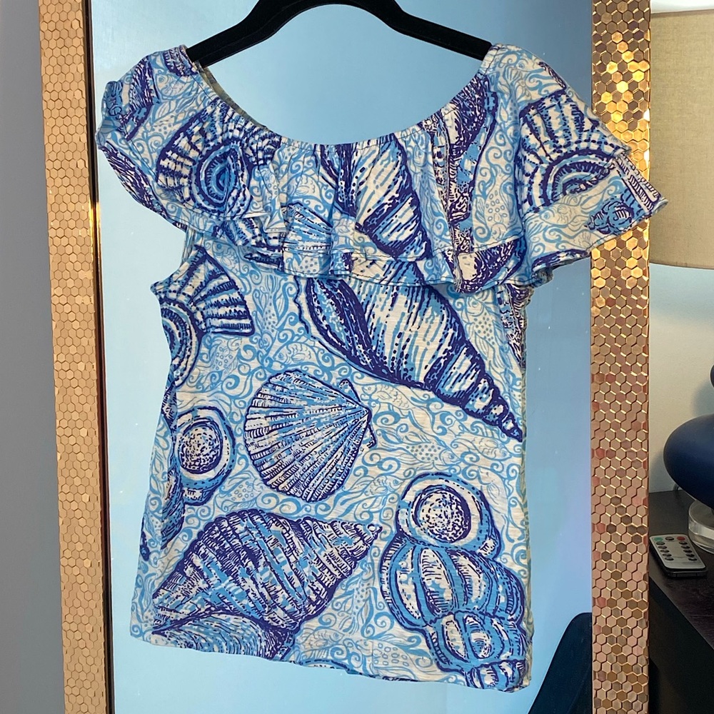Lilly Pulitzer True Blue Stuffed Shells Top
